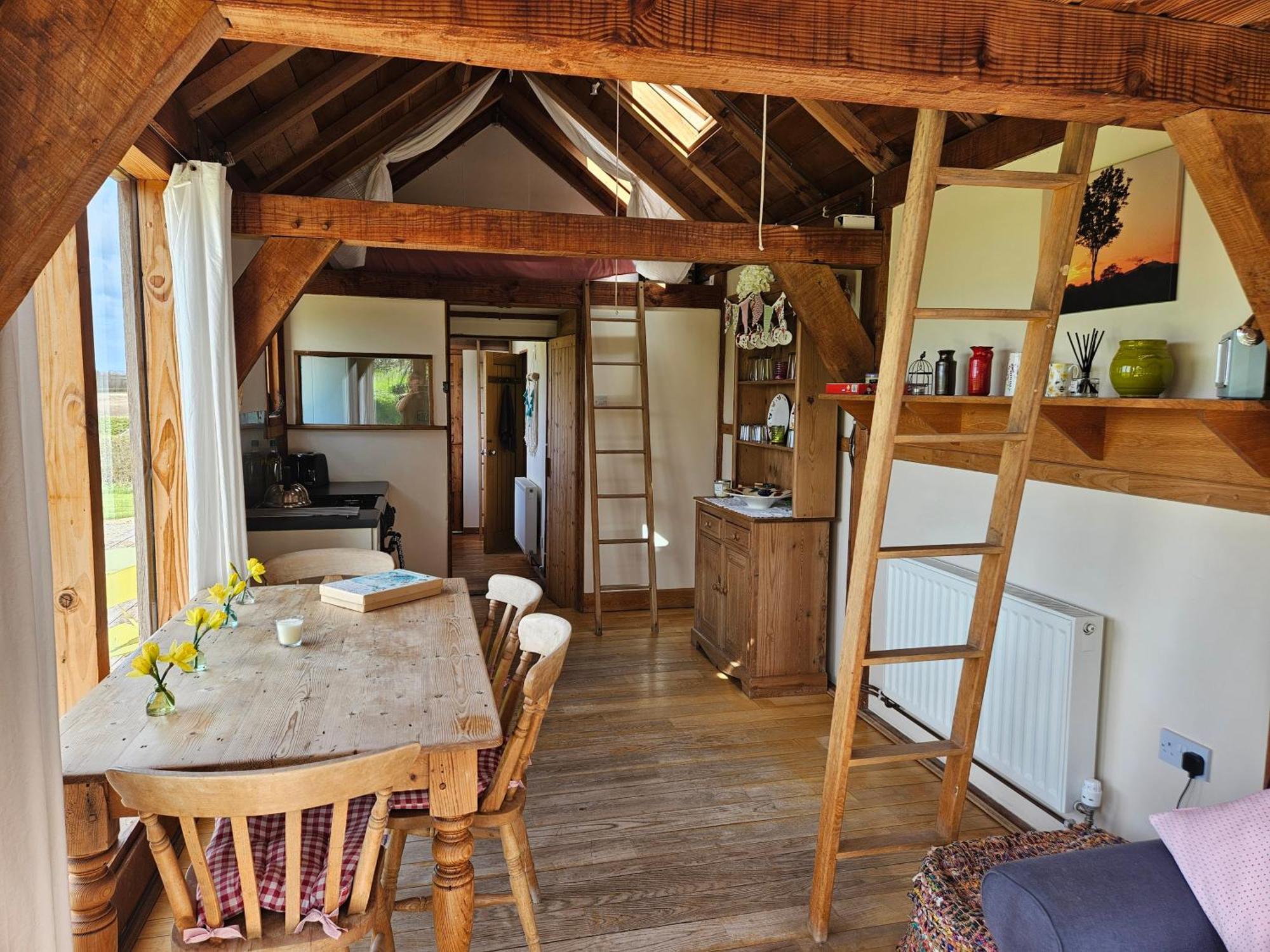 Log Cabin At The Old Summer Dairy Glastonbury Somerton  Exteriör bild