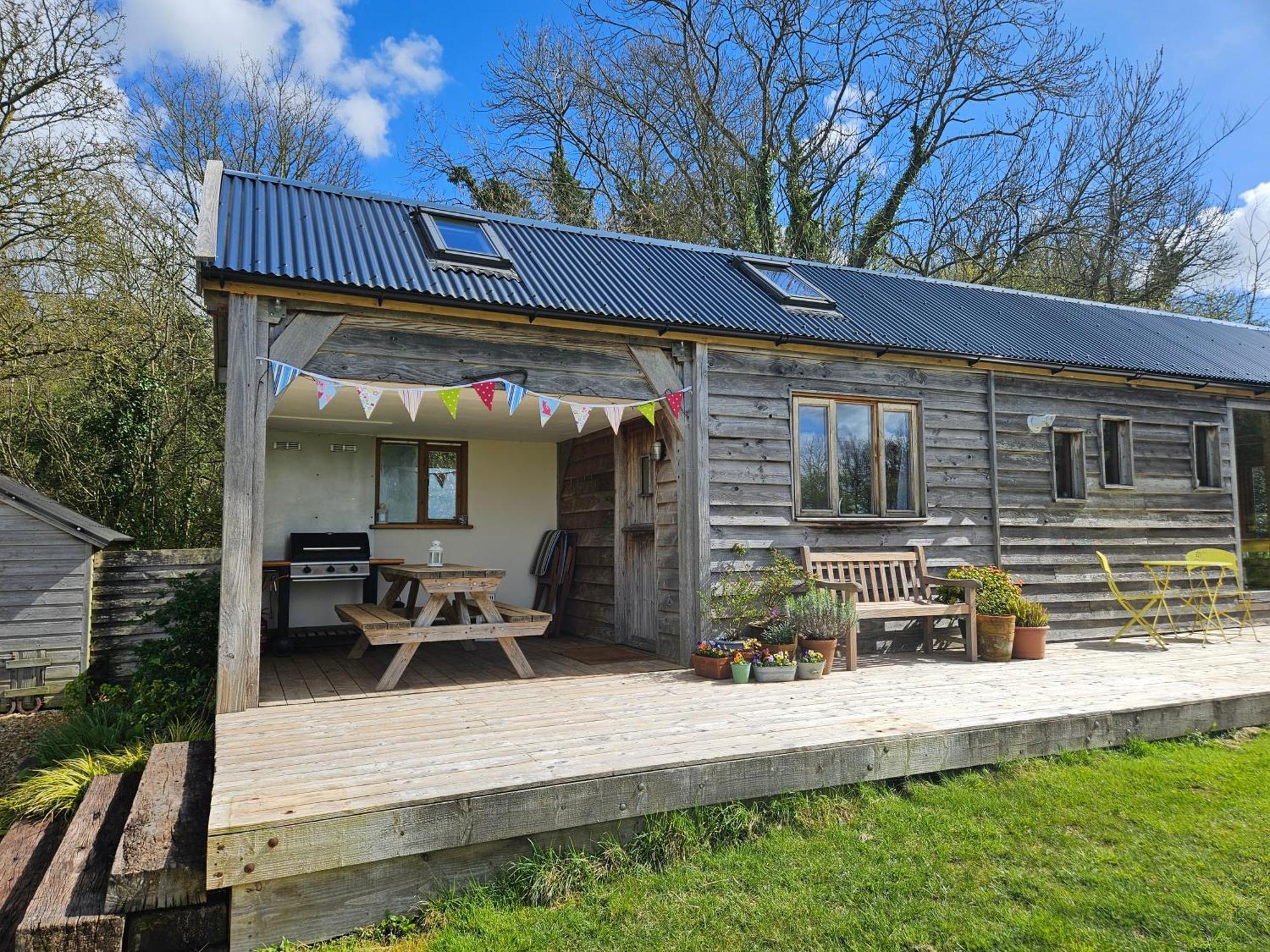 Log Cabin At The Old Summer Dairy Glastonbury Somerton  Exteriör bild