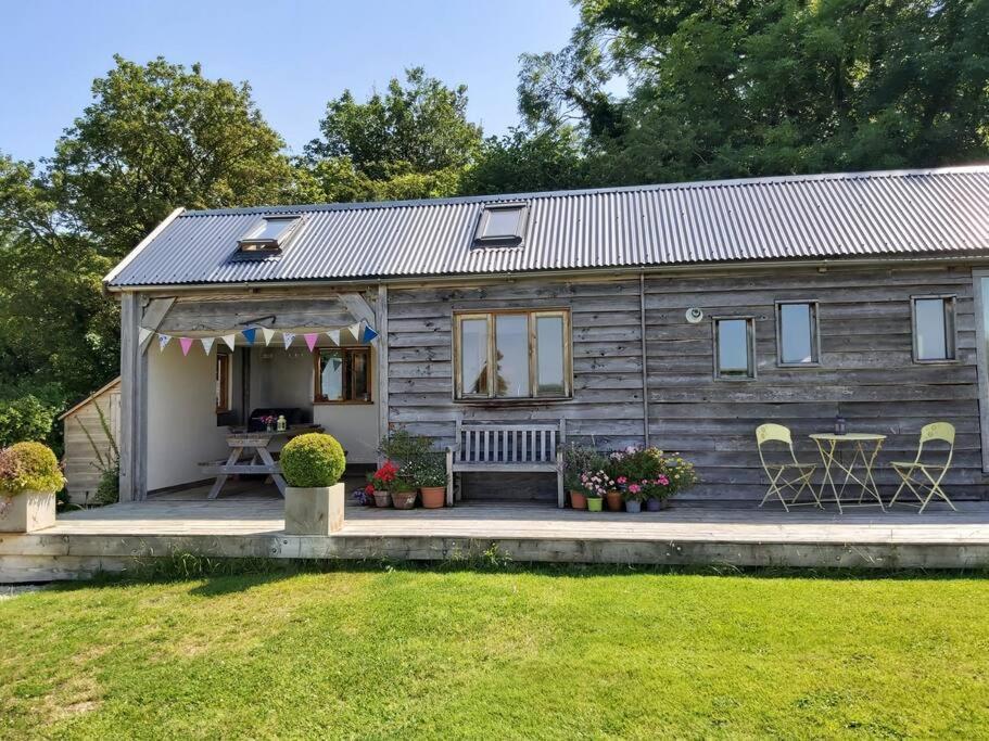 Log Cabin At The Old Summer Dairy Glastonbury Somerton  Exteriör bild
