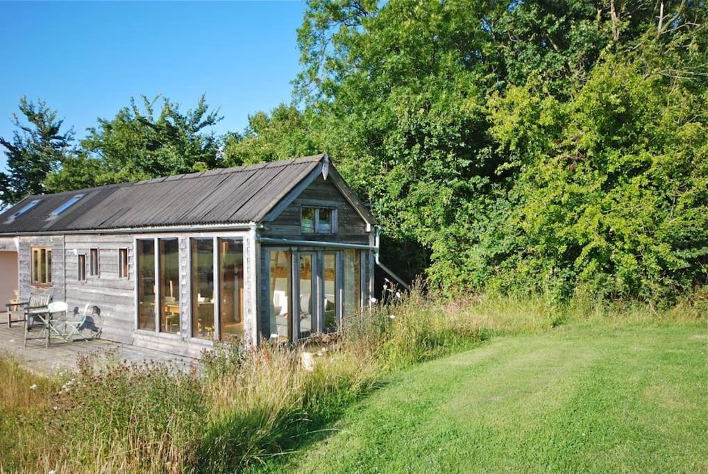 Log Cabin At The Old Summer Dairy Glastonbury Somerton  Exteriör bild